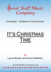 It's Christmas Time - Finale Unison choral sheet music cover